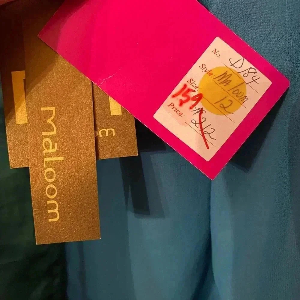 Maloom colorblock 100% cotton dress - Picture 8 of 9